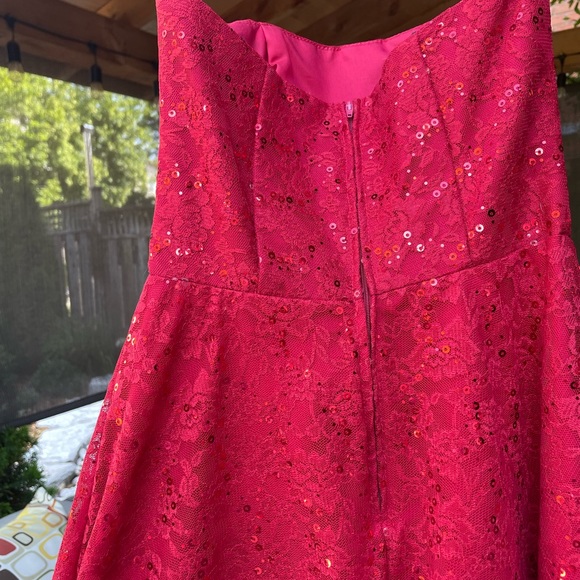 Sparkly Strapless Dress - Picture 2 of 5